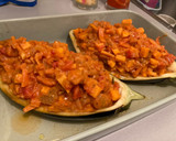Foto del paso 10 de la receta: Berenjenas rellenas de batata, zanahoria y queso