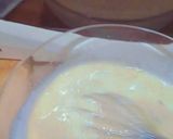 A picture of step 5 of CREAMY banana bread pudding 🍮.