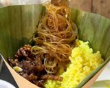 Foto langkah ke 7 dari resep Nasi Kuning Pincuk.