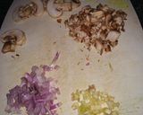 A picture of step 1 of Mushroom Soup.