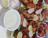 A picture of step 2 of Tandoori chicken tikka.