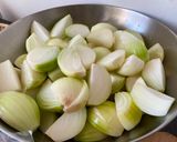 A picture of step 4 of Authentic Kimchi; make with Kimchi crews!.