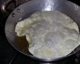 A picture of step 3 of Halwa puri    sehri special.