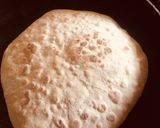 A picture of step 5 of Pita bread/ home made without oven.