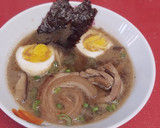 Foto del paso 4 de la receta: 🍜 Ramen, con shiitake y panceta