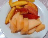 صورة لخطوة 4 من وصفة تحلية الطبقات بالفواكه🍑🍈🍑