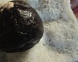 A picture of step 7 of Custard chocolate ball pudding.