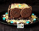 A picture of step 6 of Oreo Bread Cake.