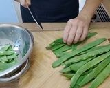 Foto del paso 1 de la receta: Judías verdes salteadas con jamón