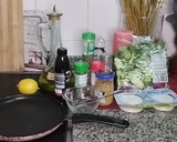 Foto del paso 1 de la receta: Ensalada de queso de cabra a la plancha