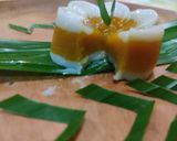 Foto langkah ke 10 dari resep Kue talam labu kuning gula aren/enau (juadah perengi).