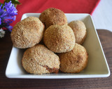 Foto del paso 13 de la receta: Croquetas veganas con bechamel de tomate y setas shiitake