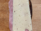Berenjenas con jamón y queso
