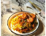 Foto langkah ke 8 dari resep Mie Nyong Udang Goreng (Mie Umbi Ganyong).