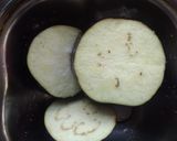 A picture of step 1 of Ring shape Brinjal fry #Cookpad.