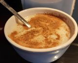 A picture of step 7 of Mama's arroz con leche. Rice pudding.