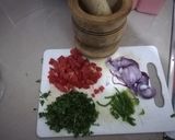 A picture of step 1 of Chicken dry fry.