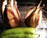 Foto del paso 6 de la receta: Berenjena rellena al horno, con salsa de picadillo de tomate y queso
