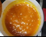 A picture of step 3 of Mango burfi.