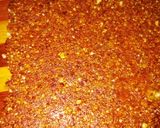 A picture of step 3 of Balla kobo(peanut candy).