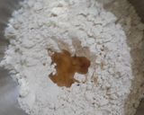 A picture of step 1 of Wheat Flour Masala Puri.