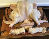 A picture of step 1 of California Farm Barbecue Smoked Chicken.