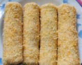 Foto langkah ke 13 dari resep Roti Gulung Crispy Vla Matcha.