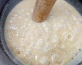 A picture of step 3 of Iloka (milk candy).