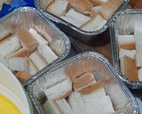 Foto langkah ke 2 dari resep Puding Panas Keju Pinggiran Roti.
