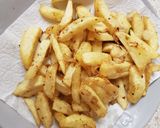 A picture of step 6 of My Homemade Salt n Pepper Seasoning Chips. 😀.