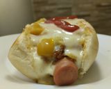 Foto del paso 11 de la receta: Perritos🧀calientes🍍a mi estilo🥯🌭