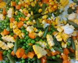 Foto del paso 5 de la receta: Ensalada de arroz jardinera