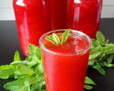 Pas rețetă Strawberry juice🍹🍓 2 fotografie