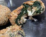 Foto del paso 5 de la receta: Croquetas de espinaca rellenas con queso 😍