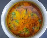 A picture of step 9 of Punjabi pakora kadhi.