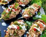 Stuffed eggplant with tahini sauce recipe step 7 photo