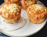 Une image de l'étape 2 de Muffins chorizo poireaux et pistaches hachées.