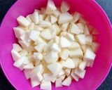 Tejmentes pudingos gyümölcsleves recept fázis 1 fotója