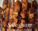 Foto langkah ke 5 dari resep Sate Ayam Teflon Bumbu Kacang (NO MSG).