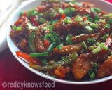 A picture of step 6 of Crispy Chilli Potatoes.