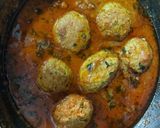 A picture of step 3 of Chicken nargisi kofta.