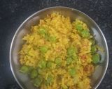 A picture of step 5 of Grated Cauliflower and green peas.