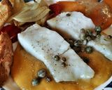 Foto del paso 4 de la receta Bacalao confitado sobre crema de boniato