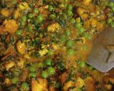 पनीर,पालक मटर की सब्जी (paneer palak matar ki sabzi recipe in Hi रेसिपी चरण 5 फोटो