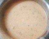 A picture of step 2 of Tomato tambli (tomato raita).