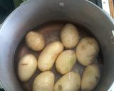 Foto del paso 1 de la receta: Tacos dorados de papa y jamón