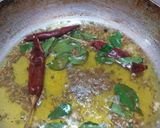 A picture of step 2 of Gujrati kadhi recipe.