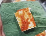 A picture of step 5 of Arbi leaves Paneer pocket fritters.