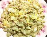 A picture of step 9 of Eggy Pasta.