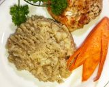 A picture of step 5 of Mashed Potatoes With Chicken Fillet.